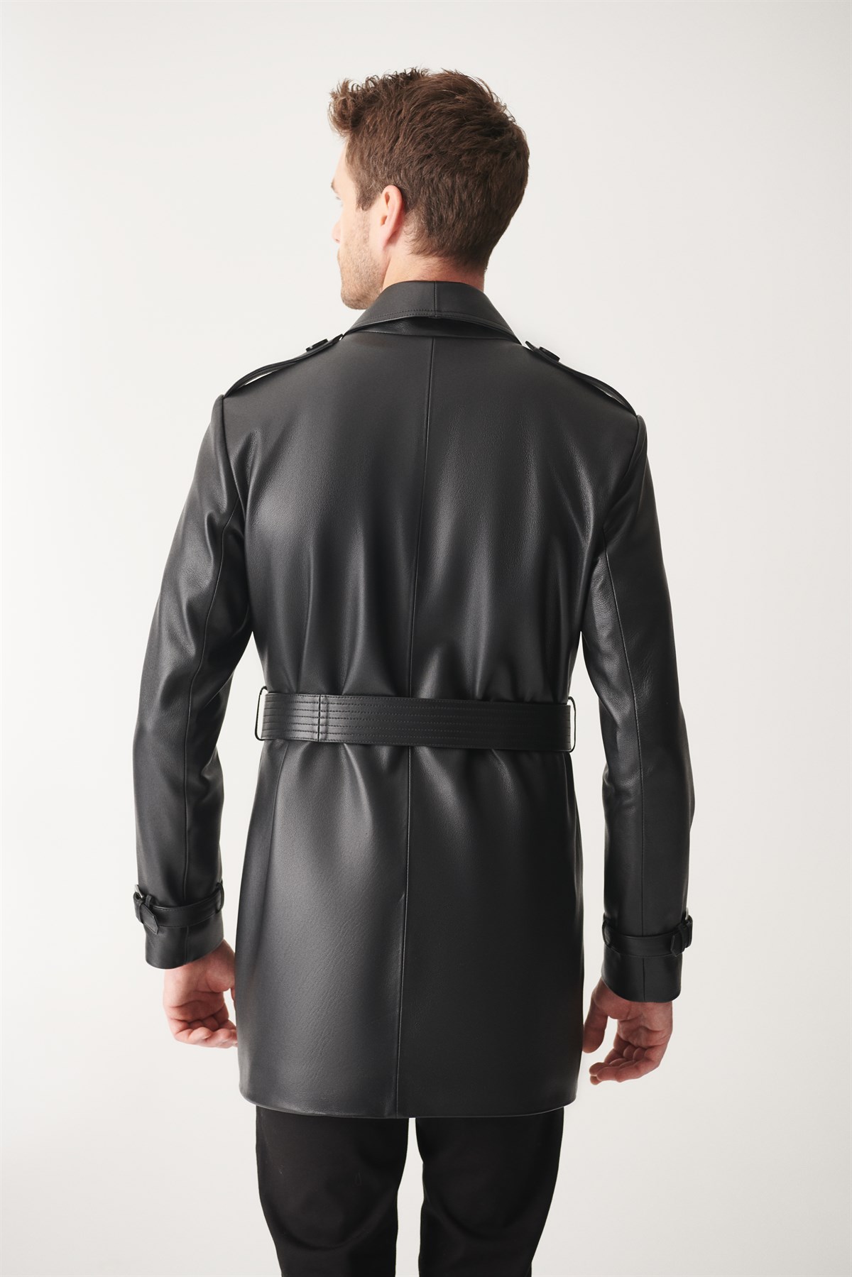 Black XL MEN FASHION Coats Basic discount 67% Zara Trench coat 