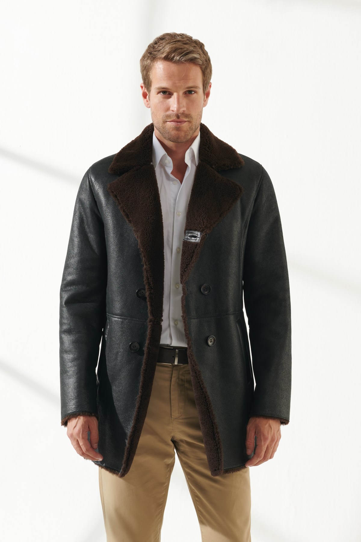 Façonnable Long coat discount 81% Brown XL MEN FASHION Coats Casual 