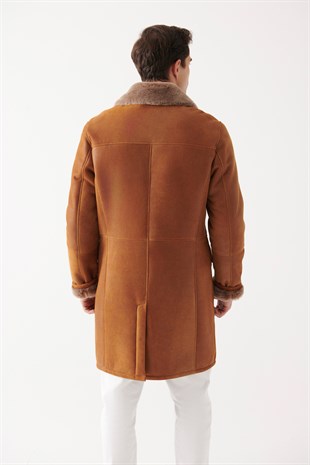 MEN'S COAT-HARRISON Men Saffron Shearling Coat